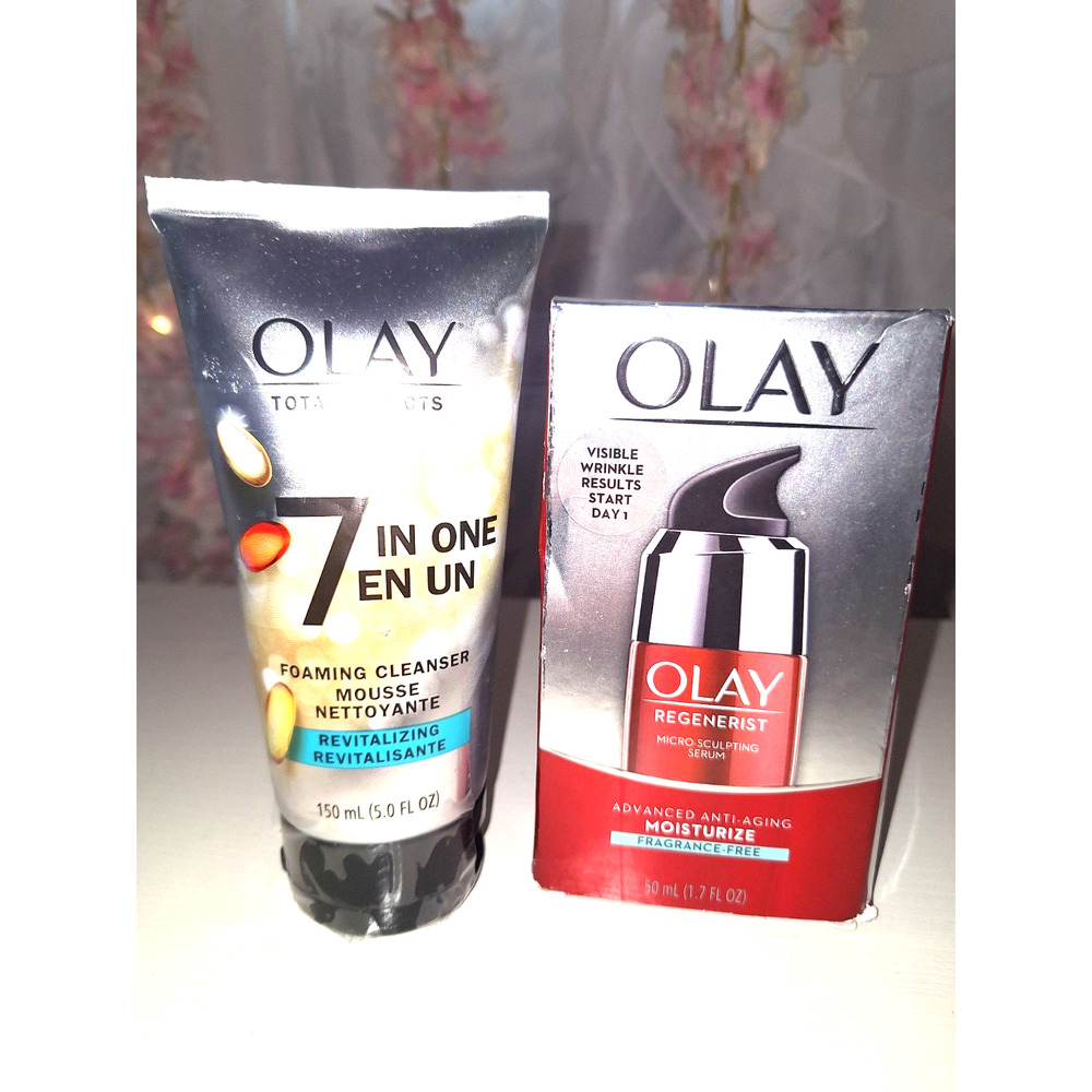 Olay 7 in One Cleanser & Regenerist Moisturizer